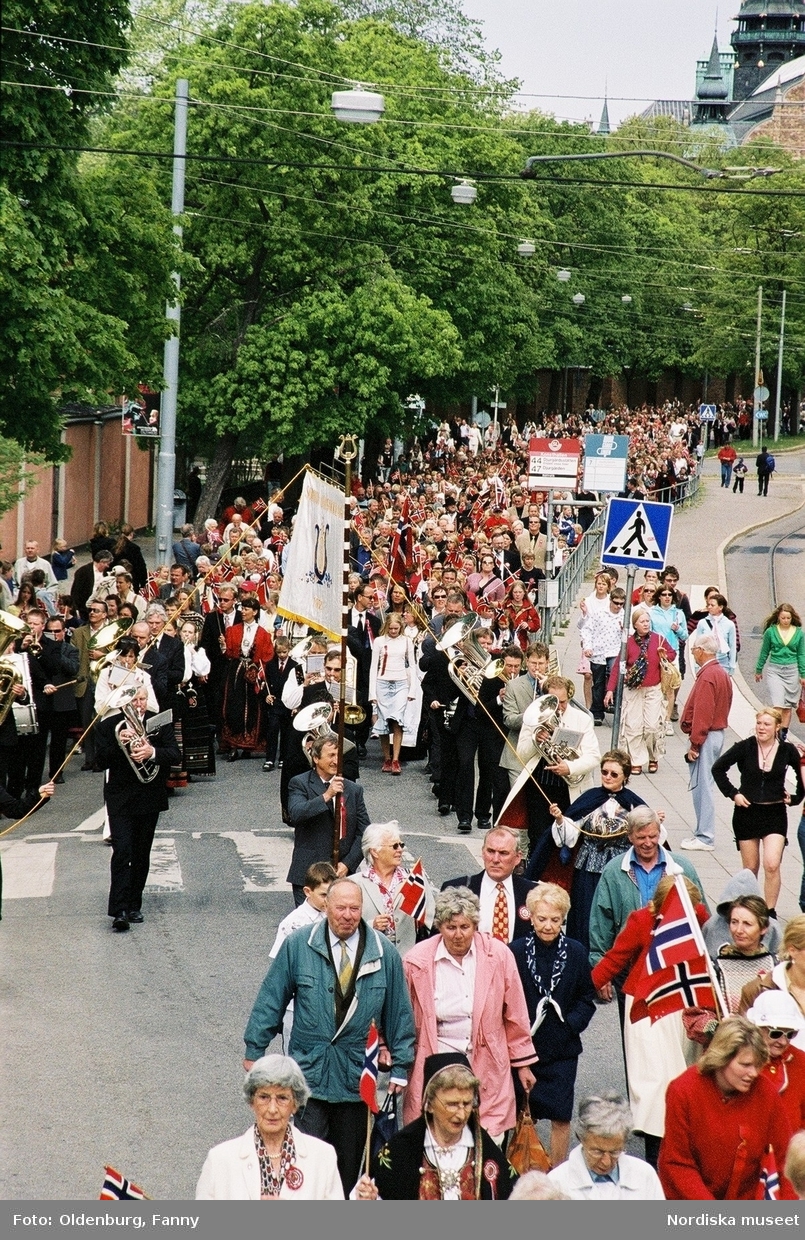 Firandet av den norska nationaldagen 17:e maj i Stockholm ...