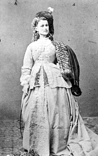 Mathilda Maria Bergström f. Wisell i Stockholm Född 1841, död 1901 ...